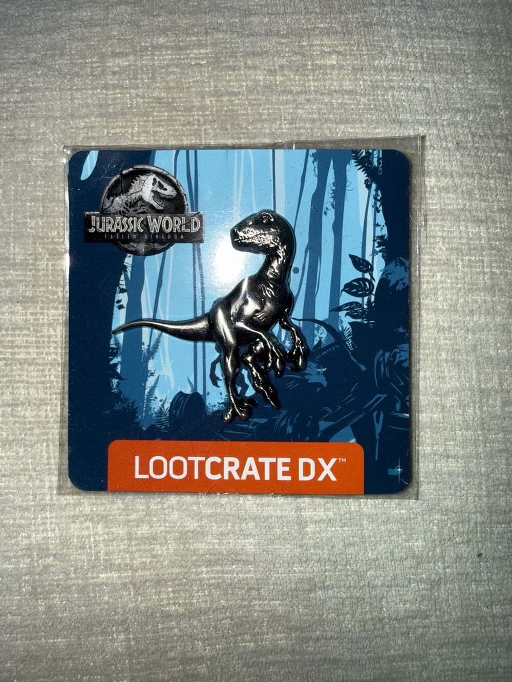 Loot Crate Jurassic World Fallen Kingdom Pin